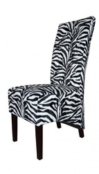 4250828353574 - Limited Edition Designer Chesterfield Esszimmer Stuhl Zebra - Club MÃ¶bel
