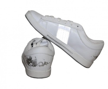 Osiris Skate Shoes Volley Girls White /Silver Sneakers Shoes