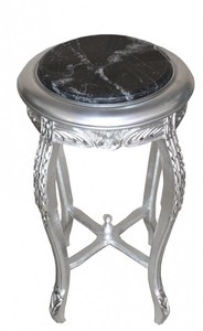 4250828355820 - Barock Beistelltisch Silber ModY7  72 x 40 cm