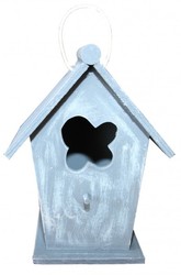 4250828355875 - Designer Vogelhaus Blau-  Vogelpalast