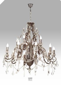4250828356278 - Luxus Barock Kronleuchter mit echten Glaskristallen Silber Antik-Look 10 Flammiger Lüster Durchmesser 90 cm - feinste Qualität 4250828356278 - Luxus Barock Kronleuchter mit echten Glaskristallen Silber Antik-Look 10 Flammiger Lüster Durchmesser 90 cm - feinste Qualität