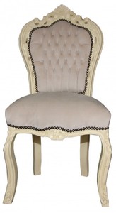 4250828356957 - Barock Esszimmer Stuhl Creme Creme Antik Look - Möbel Antik Stil 4250828356957 - Barock Esszimmer Stuhl Creme Creme Antik Look - Möbel Antik Stil