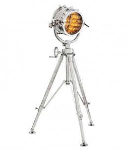 4250828358654 - Luxus Industrial Studioleuchte Marine Lampe Stehleuchte im Industrie Design - Polished Aluminium - Luxus QualitÃ¤t