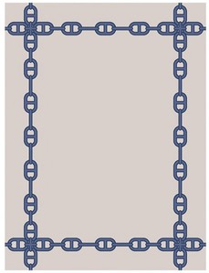 4250828359286 - WunderschÃ¶ner Luxus Teppich aus 100% Neuseeland-Wolle mit MÃ¤ander Muster Blau Creme Samtweich 300 x 400 cm - Hochwertige QualitÃ¤t