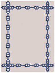 4250828359286 - WunderschÃ¶ner Luxus Teppich aus 100% Neuseeland-Wolle mit MÃ¤ander Muster Blau Creme Samtweich 300 x 400 cm - Hochwertige QualitÃ¤t