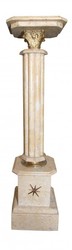4250828359873 - Barock SÃ¤ule aus Marmor HÃ¶he 107cm Breite 27cm Tiefe 26 cm - MarmorsÃ¤ule