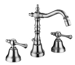 4250828361135 - Luxus Bad ZubehÃ¶r - Jugendstil Retro Bidet Dreilochbatterie Chrom Serie Milano - Made in Italy