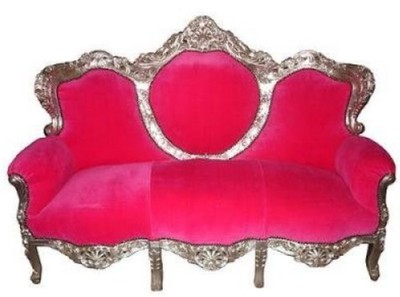 4252006231872 - Barock Lounge Sofa King Pink Silber 4252006231872 - Barock Lounge Sofa King Pink Silber
