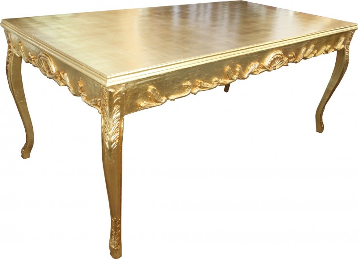 Casa Padrino Barock Esstisch Gold 200 X 99 Cm Mod2 Esszimmer Tisch Mobel Antik Stil Esstische Barock Esstische Barock Stil Esstische