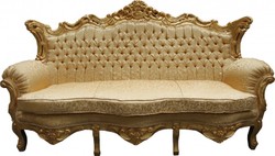 4250828364860 - Barock Sofa Master Gold Muster Gold - Wohnzimmer Couch Möbel Lounge 4250828364860 - Barock Sofa Master Gold Muster Gold - Wohnzimmer Couch Möbel Lounge
