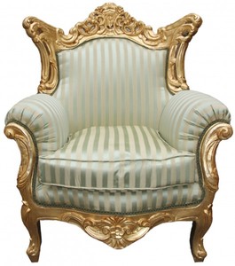 4250828364921 - Barock Sessel Al Capone Mod 2 Jadegrün Beige Gold Möbel Antik Stil 4250828364921 - Barock Sessel Al Capone Mod 2 Jadegrün Beige Gold Möbel Antik Stil