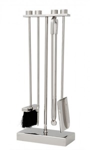 4250828365836 - Luxus Kaminbesteck - Edelstahl vernickelt - Luxus Pur! - Interior