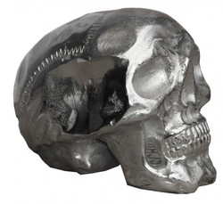 4250828366253 - Totenkopf Skulptur Aluminium 16x 5 x H 13 cm Skull