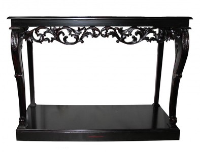 4250828377105 - Designer Konsolentisch Schwarz - Antik Stil- Barock Möbel 4250828377105 - Designer Konsolentisch Schwarz - Antik Stil- Barock Möbel