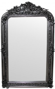 4250828367922 - Barock Wandspiegel Silber  Antik-Look HÃ¶he 159 cm Breite 89 cm - Edel & Prunkvoll