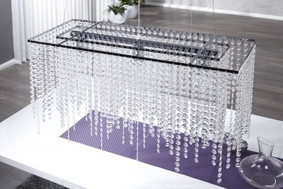 4250828370106 - Hängeleuchte Bling Bling 80 x 45 cm x 30 cm - Leuchte Lampe - Lange Deckenleuchte 4250828370106 - Hängeleuchte Bling Bling 80 x 45 cm x 30 cm - Leuchte Lampe - Lange Deckenleuchte