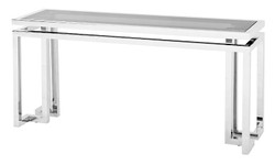 4250828370342 - Luxus Konsole Edelstahl   getÃ¶ntes Glas 160 x 45 x H 76 cm - Konsolen Tisch - SekretÃ¤r Konsole - Telefontisch - Hotel MÃ¶bel