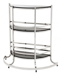 4250828371615 - Luxus Bar Trolley Servierwagen aus Edelstahl und Glas 95 x 425 x H 100 cm - Luxus Hotel & Restaurant Einrichtung MÃ¶bel