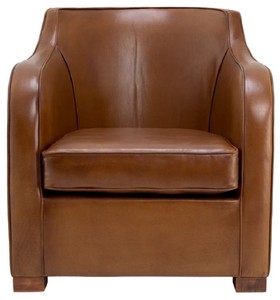 4250828372704 - Luxus Leder Sessel Braun 69 x 80 x H 71 cm - Echtleder Wohnzimmer Sessel - Hotel Sessel - Wohnzimmer MÃ¶bel - Hotel MÃ¶bel - Luxus QualitÃ¤t