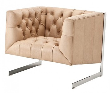 4250828372735 - Chesterfield Luxus Echt Leder Sessel Manhattan Vintage Leder Naturale - Club Sessel