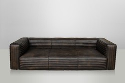 4250828372889 - Luxus Echt Leder Sofa VLAB Leder New Fudge - 3 Sitzer - Luxus Hotel Club MÃ¶bel