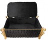 Casa Padrino Baroque Bench (Chest) Black / Gold with Bling Bling Rhinestones - Antique Chest – Bild 4