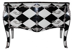 4250828374234 - Barock Kommode Karo Design 130cm - Unikat- Antik Look