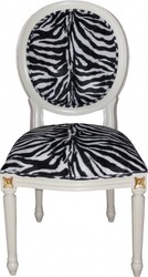 4250828377037 - Barock Esszimmer Stuhl Mod2 Zebra Creme - Barock Möbel 4250828377037 - Barock Esszimmer Stuhl Mod2 Zebra Creme - Barock Möbel
