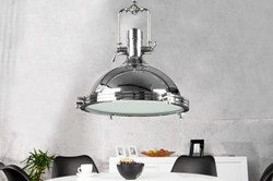 4250828377082 - Industrial HÃ¤ngeleuchte Chrom Mod2 45 cm - Industrie Design Vintage Lampe Leuchte