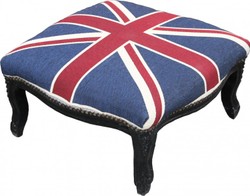 4250828377112 - Barock XXL Fußhocker Union Jack Schwarz - Hocker Englische Flagge - Antik Stil England 4250828377112 - Barock XXL Fußhocker Union Jack Schwarz - Hocker Englische Flagge - Antik Stil England