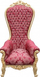 4250828377617 - Barock Thron Sessel Majestic Mod2 Bordeaux Muster Gold mit Bling Bling Glitzersteinen - Riesensessel -Thron Stuhl Tron 4250828377617 - Barock Thron Sessel Majestic Mod2 Bordeaux Muster Gold mit Bling Bling Glitzersteinen - Riesensessel -Thron Stuhl Tron