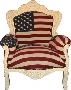 4250828378447 - Barock Sessel King USA Creme - Möbel Antik Stil - Amerikanische Flagge Amerika 4250828378447 - Barock Sessel King USA Creme - Möbel Antik Stil - Amerikanische Flagge Amerika