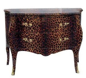4250828378553 - Barock Kommode Leopard 106 cm - Schrank MÃ¶bel