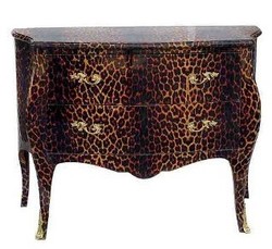 4250828378553 - Barock Kommode Leopard 106 cm - Schrank MÃ¶bel