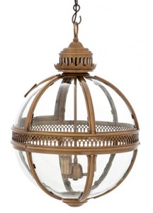 4250828379369 - Barock HÃ¤ngeleuchte Antik Messing Design Kugel Durchmesser 43 cm HÃ¶he 63 cm - Barock Schloss Lampe Leuchte Laterne