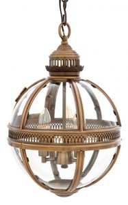 4250828379383 - Barock Hängeleuchte Antik Messing Design Kugel Durchmesser 30 cm Höhe 50 cm - Barock Schloss Lampe Leuchte Laterne 4250828379383 - Barock Hängeleuchte Antik Messing Design Kugel Durchmesser 30 cm Höhe 50 cm - Barock Schloss Lampe Leuchte Laterne