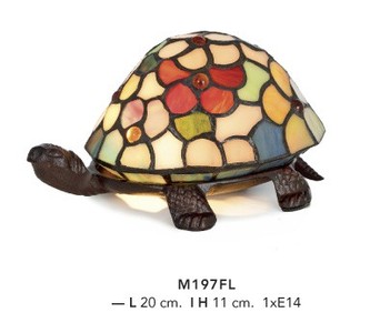 4250828379642 - Tiffany Decoleuchte SchildkrÃ¶te Bunt Mod2 Durchmesser 20cm Leuchte Lampe