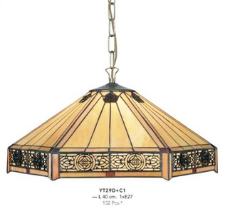 4250828379857 - Tiffany HÃ¤ngeleuchte Durchmesser 40cm 1-Flammig ModH4 - Leuchte Lampe Deckenleuchte Art Deco Jugendstil