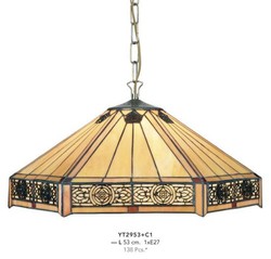 4250828379864 - Tiffany HÃ¤ngeleuchte Durchmesser 53cm 1-Flammig ModH5 - Leuchte Lampe Deckenleuchte Art Deco Jugendstil