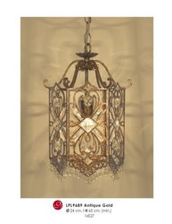 4250828379895 - Orientalische Designer Pendelleuchte mit Kristall-Deco Antik Gold ModP2 Leuchte Lampe aus dem Hause Casa Padrino