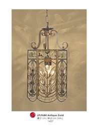 4250828379925 - Orientalische Designer Pendelleuchte mit Kristall-Deco Antik Gold ModP4 Leuchte Lampe aus dem Hause - Deckenleuchte HÃ¤ngeleuchte Barock