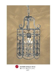 4250828379949 - Orientalische Designer Pendelleuchte mit Kristall-Deco Antik Silber ModP4 Leuchte Lampe aus dem Hause - Deckenleuchte HÃ¤ngeleuchte Barock