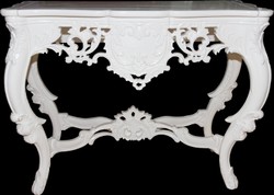4250828379994 - Luxus Barock Konsolentisch Weiss - Konsole Tisch Beistelltisch 4250828379994 - Luxus Barock Konsolentisch Weiss - Konsole Tisch Beistelltisch