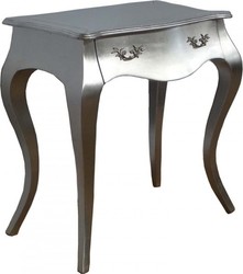 4250828380051 - Barock Konsolentisch Silber mit Schubladen - Antik Stil - Barock Möbel 4250828380051 - Barock Konsolentisch Silber mit Schubladen - Antik Stil - Barock Möbel