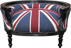 4250828383472 - Barock Hunde & Katzen Sofa Union Jack Schwarz - Hundebett & Katzenbett 4250828383472 - Barock Hunde & Katzen Sofa Union Jack Schwarz - Hundebett & Katzenbett