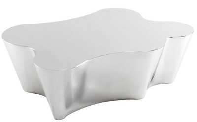 4250828383762 - Luxus Art Deco Designer Couchtisch Edelstahl poliert - Luxus Kollektion