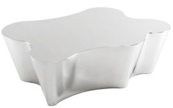 4250828383762 - Luxus Art Deco Designer Couchtisch Edelstahl poliert - Luxus Kollektion