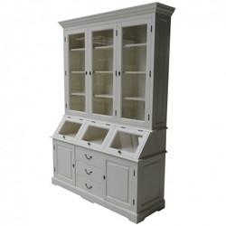 4250828384509 - Shabby Chic Landhaus Stil Schrank Buffetschrank 160cm ModF5 - Schrank Esszimmer