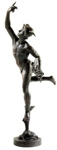4250828386091 - Riesige Luxus Bronze Statue Mercurius 201 x 95 cm - RÃ¶mische Skulptur