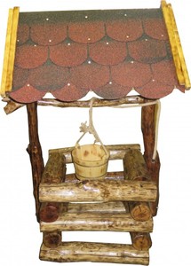 4250828386206 - Garten Brunnen Rustikal mit Schöpfeimer Mod G3 - Eiche Massivholz - Gartenbrunnen Echtholz Massiv 4250828386206 - Garten Brunnen Rustikal mit Schöpfeimer Mod G3 - Eiche Massivholz - Gartenbrunnen Echtholz Massiv